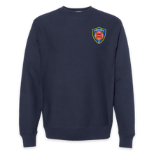 Load image into Gallery viewer, LEISURE WEAR- Hancock Fire Department Crewneck (Front Only Full Color Logo)
