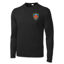 Load image into Gallery viewer, LEISURE WEAR- Hancock Fire Department Long Sleeve Performance (Full Color Logo w/back)
