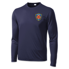 Load image into Gallery viewer, LEISURE WEAR- Hancock Fire Department Long Sleeve Performance (Full Color Logo w/back)
