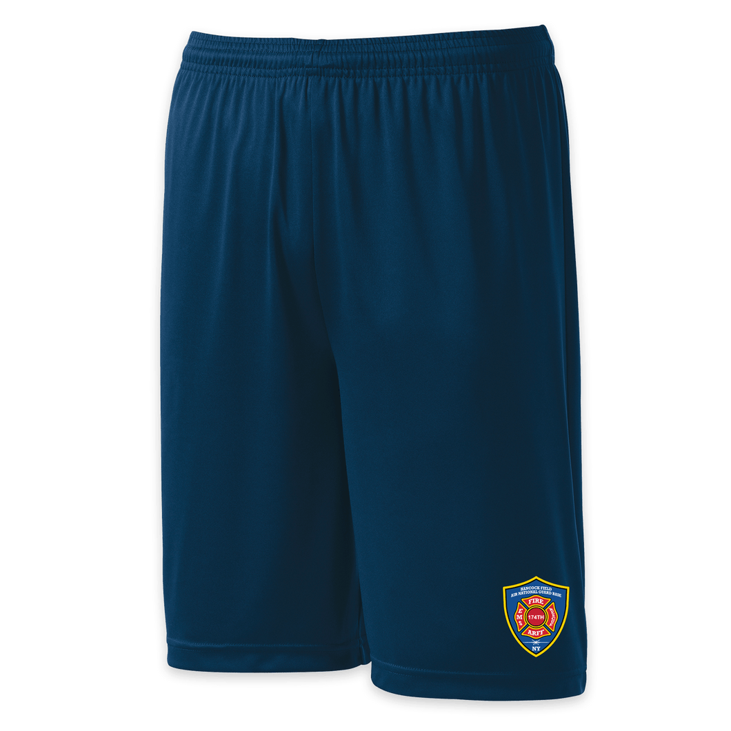 LEISURE WEAR- Hancock Fire Department Mesh Workout Shorts