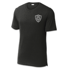 Load image into Gallery viewer, LEISURE WEAR- Hancock Fire Department Short Sleeve Performance Shirt (White Logo w/back)
