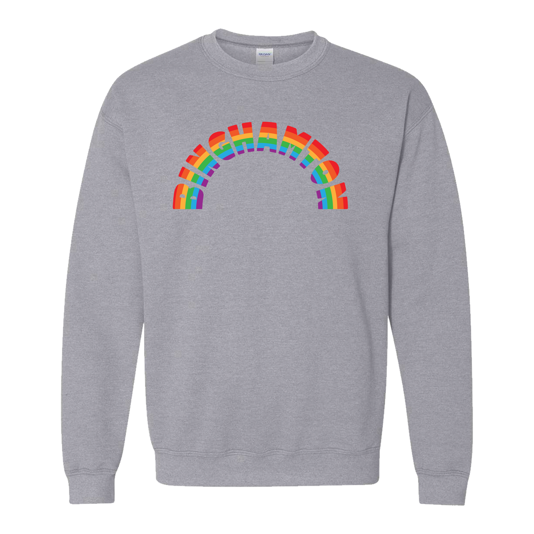 Binghamton Rainbow Crewneck Sweatshirt