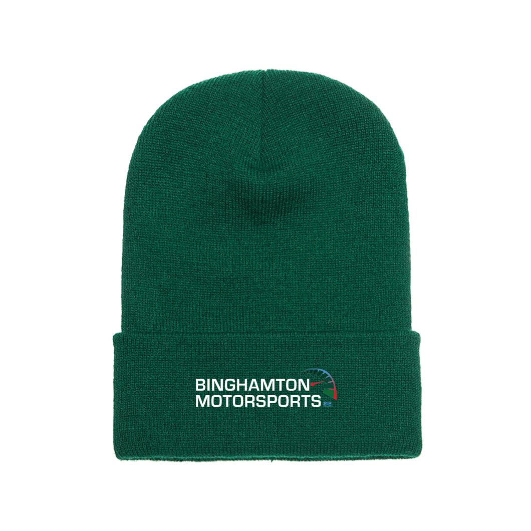 Binghamton Motorsports Beanie in Spruce Green