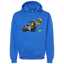 Load image into Gallery viewer, Tyler Kuhn GO! Racing Hoodie Royal Blue

